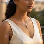 Load image into Gallery viewer, 925 Silver Cubic Zirconia Pendant for Women | Daily Wear