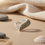 将图像加载到图库查看器中, 925 Silver Heart Pendant with Gemstones for Women | Gift Jewelry