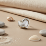将图像加载到图库查看器中, Silver Heart Pearl Pendant for Women | Daily Wear Necklace