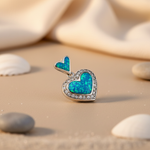 将图像加载到图库查看器中, 925 Silver Heart Opal Pendant Necklace | Women's Gift