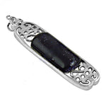 将图像加载到图库查看器中, 925 Silver Blue Sandstone Pendant Necklace for Women | Gift