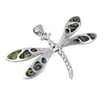 将图像加载到图库查看器中, 925 Silver Dragonfly Pendant Necklace | Mother of Pearl | Gift