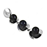 将图像加载到图库查看器中, Silver Pearl Bracelet for Women | Black Pearl Jewelry Gift