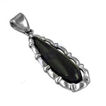 将图像加载到图库查看器中, 925 Silver Blue Sandstone Pendant Necklace for Women