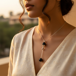 将图像加载到图库查看器中, 925 Sterling Silver Black Onyx Pendant for Women | Daily Wear