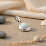 Load image into Gallery viewer, 925 Silver Oval Pendant for Women | Daily Wear Necklace