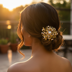 Load image into Gallery viewer, gold plating Pearl & Diamond Brooch for Women | Fine Jewelry Gift