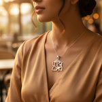 Load image into Gallery viewer, 925 Silver Citrine Pendant | Women's Jewelry | Gift