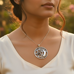 Load image into Gallery viewer, 925 Silver Tree of Life Pentacle Pendant | Spiritual Jewelry