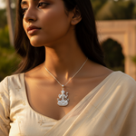将图像加载到图库查看器中, Silver Lord Shiva Pendant | Religious Jewelry for Men & Women