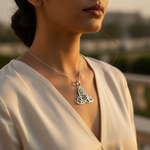 将图像加载到图库查看器中, 925 Silver Trinity Knot Pendant Necklace | Women's Jewelry Gift