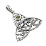 将图像加载到图库查看器中, 925 Silver Trinity Knot Pendant Necklace | Women's Jewelry Gift