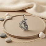 Load image into Gallery viewer, 925 Silver Crescent Moon Pendant Necklace for Women | Gift