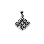 将图像加载到图库查看器中, 925 Silver Marcasite Pendant for Women | Daily Wear Gift