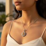 将图像加载到图库查看器中, 925 Silver Yellow Gemstone Pendant for Women | Fine Jewelry Gift