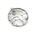 将图像加载到图库查看器中, 925 Silver Tree of Life Pendant with Gemstone | Women's Jewelry