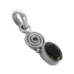 将图像加载到图库查看器中, 925 Silver Smoky Quartz Pendant for Women | Gemstone Jewelry