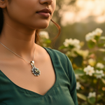 将图像加载到图库查看器中, 925 Silver Peridot Pendant for Women | Gemstone Jewelry