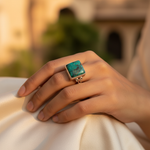 将图像加载到图库查看器中, 925 Silver Turquoise Stone Ring for Women | Gift Jewelry