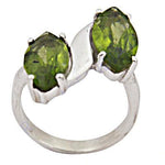 Load image into Gallery viewer, 925 Silver Peridot Ring for Women | Gemstone Jewelry