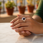 Load image into Gallery viewer, 925 Silver Garnet Ring for Women | Gemstone Jewelry Gift