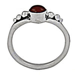 将图像加载到图库查看器中, 925 Silver Garnet Ring for Women | Gemstone Jewelry Gift