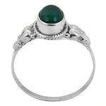 将图像加载到图库查看器中, 925 Silver Green Onyx Ring for Women | Gemstone Jewelry