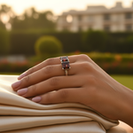 将图像加载到图库查看器中, 925 Silver Garnet Gemstone Ring for Women | Gift Jewelry