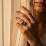将图像加载到图库查看器中, 925 Silver Smoky Quartz Ring for Women | Gemstone Jewelry Gift
