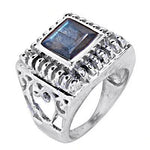 Load image into Gallery viewer, 925 Silver Labradorite Gemstone Ring for Women | Elegant Jewelry