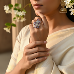 Load image into Gallery viewer, 925 Sterling Silver Amethyst Ring for Women | Gemstone Jewelry