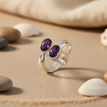 Load image into Gallery viewer, 925 Silver Amethyst Gemstone Ring for Women | Gift Jewelry