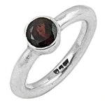 将图像加载到图库查看器中, 925 Silver Garnet Gemstone Ring for Women | Gift Jewelry