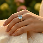 将图像加载到图库查看器中, 925 Sterling Silver Aquamarine Ring for Women | Gift Jewelry