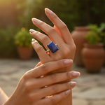 Load image into Gallery viewer, 925 Silver Lapis Lazuli Ring for Women | Gemstone Jewelry