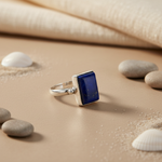 Load image into Gallery viewer, 925 Silver Lapis Lazuli Ring for Women | Gemstone Jewelry