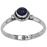 将图像加载到图库查看器中, 925 Silver Blue Gemstone Ring for Women | Daily Wear Jewelry