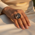 Load image into Gallery viewer, 925 Silver Smoky Quartz Ring | Women's Gemstone Jewelry