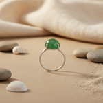 Load image into Gallery viewer, 925 Silver Green Gemstone Ring for Women | Gift Jewelry