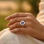 Load image into Gallery viewer, 925 Silver Amethyst Ring for Women | Gemstone Jewelry