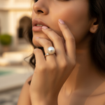 将图像加载到图库查看器中, 925 Silver Pearl Swirl Ring | Women's Jewelry | Gift