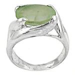 Load image into Gallery viewer, 925 Silver Green Gemstone Ring for Women | Statement Jewelry