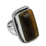 Load image into Gallery viewer, Tiger Eye Stone Ring | 925 Sterling Silver Ring for Women