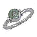 Load image into Gallery viewer, 925 Sterling Silver Green Gemstone Ring for Women | Gift Jewelry