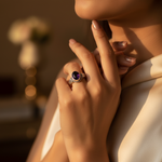 将图像加载到图库查看器中, 925 Silver Amethyst Ring for Women | Gemstone Jewelry Gift