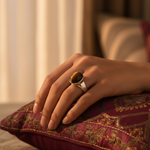 Load image into Gallery viewer, 925 Sterling Silver Tiger Eye Ring for Men | Statement Jewelry