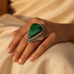 Load image into Gallery viewer, 925 Sterling Silver Turquoise Ring for Women | Gift Jewelry