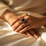 Load image into Gallery viewer, 925 Silver Garnet Ring for Women | Statement Jewelry Gift