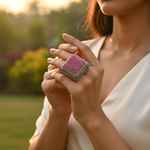 Load image into Gallery viewer, 925 Silver Rhodonite Ring for Women | Gemstone Jewelry