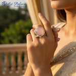 Load image into Gallery viewer, 925 Sterling Silver Pink Gemstone Ring for Women | Gift Jewelry